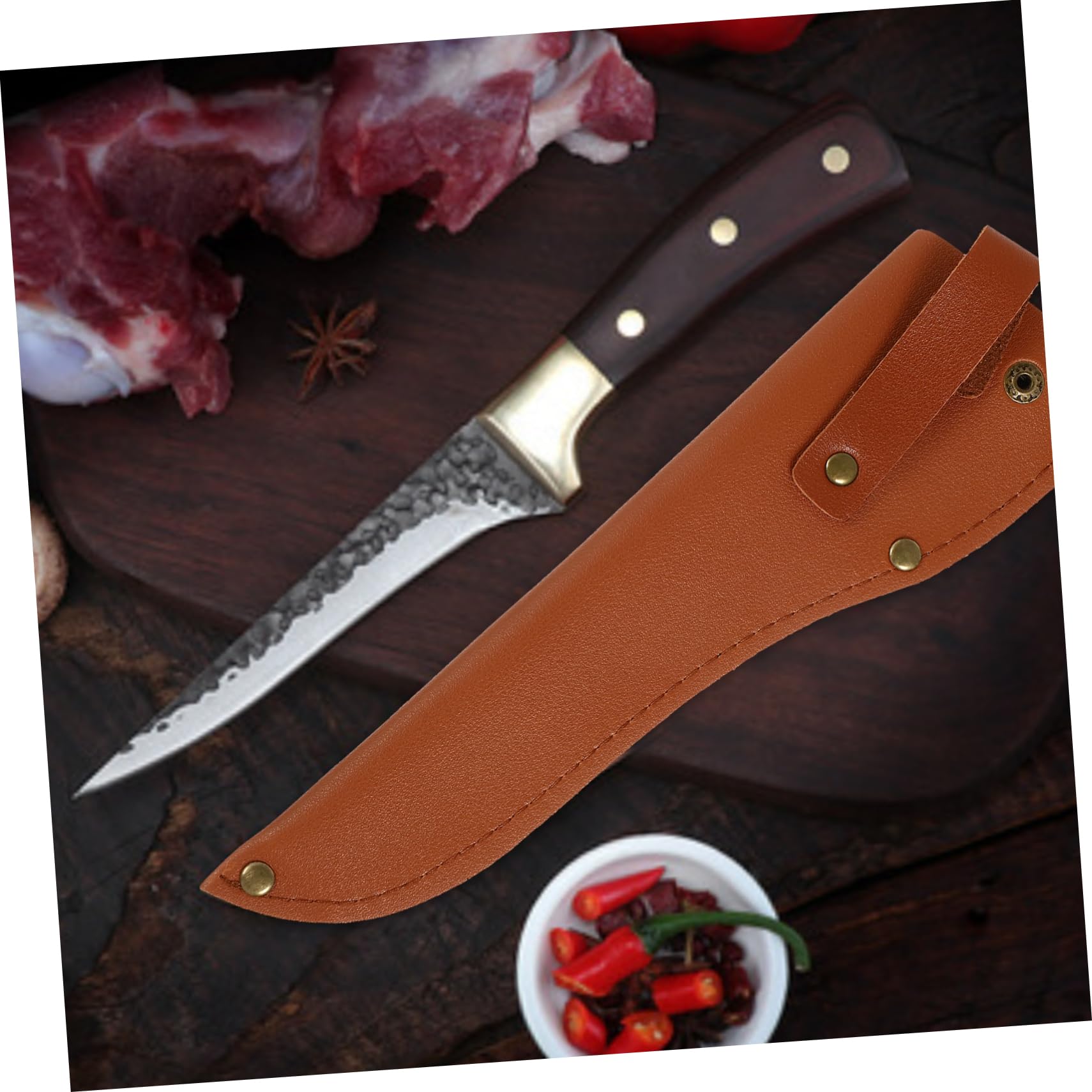 OUNONA 2pcs Leather Knives Cases Multi Purpose Knife Covers for Cutter Storage Holder High End Imitation Leather for Go Convenience and Use