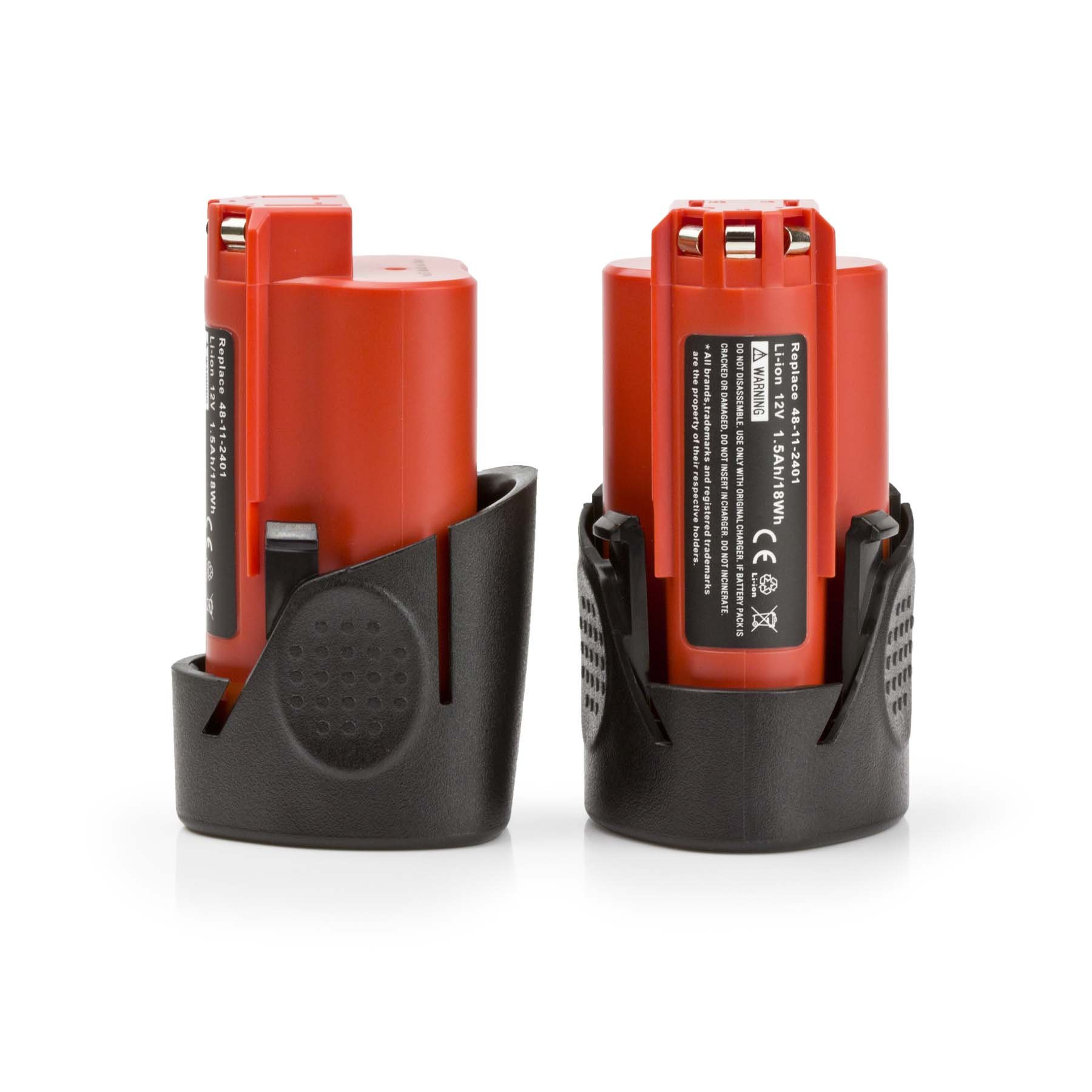 ExpertPower 2 Pack 12-Volt 3.0Ah Replacement Battery for M12, 48-11-2401, 48-11-2402, 48-11-2420, 48-11-2430, 48-11-2440, 48-11-2460, 48-11-2411, 48-11-2412, Heated Hoodie Jacket
