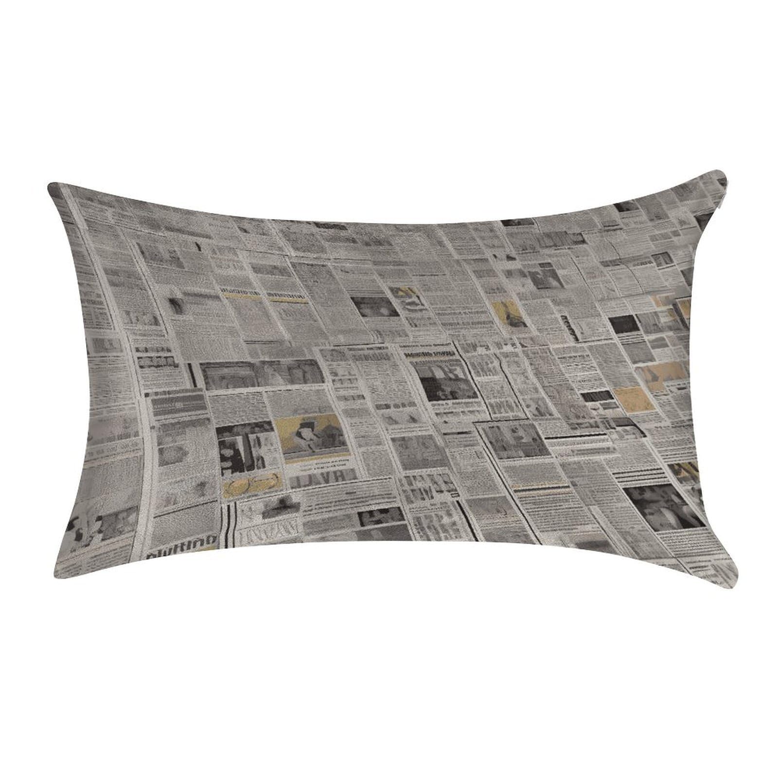 Fekiloot Style Newspaper Pillow Covers Home Decor Pillow Cases