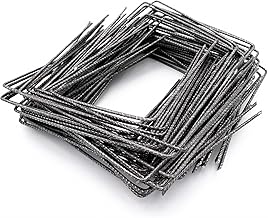 Paladian Lot de 100 Agrafes de Fixation pour Toiles de Paillage 20x20x20 cm - Épaisseur 4 mm - Acier Anti-Rouille - Embouts Biseautés - Fixation Solide et Utilisation Polyvalente - Marque Française