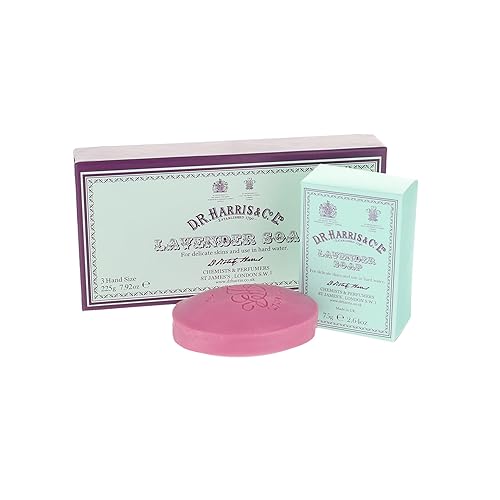 D.R. Harris Caja de Jabón de Manos Lavanda de 3 x 2.65 oz