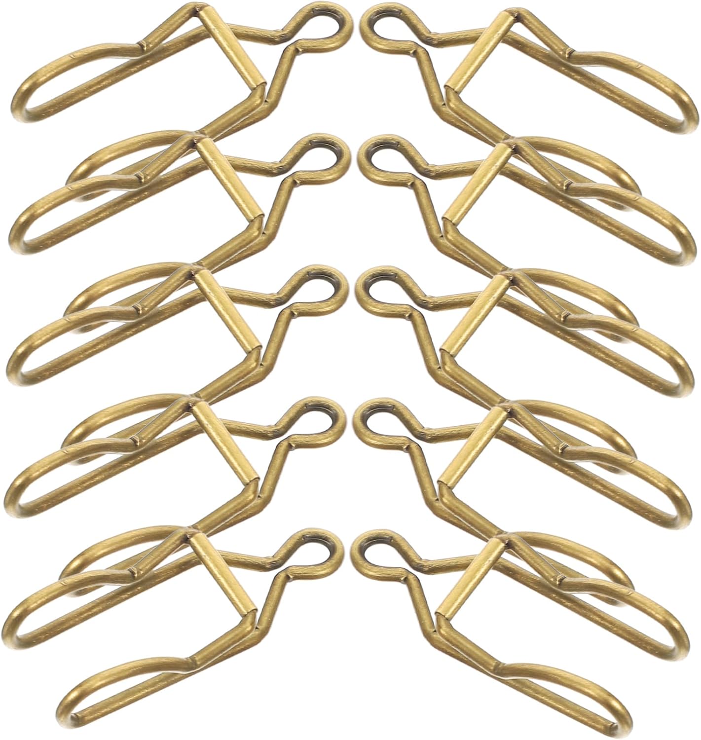 50pcs Pocket Watch Chain Clasps Iron Clips Durable DIY Accessories for Pocket Watches Cowboy Chains with Smooth Finish and Easy Attachment
