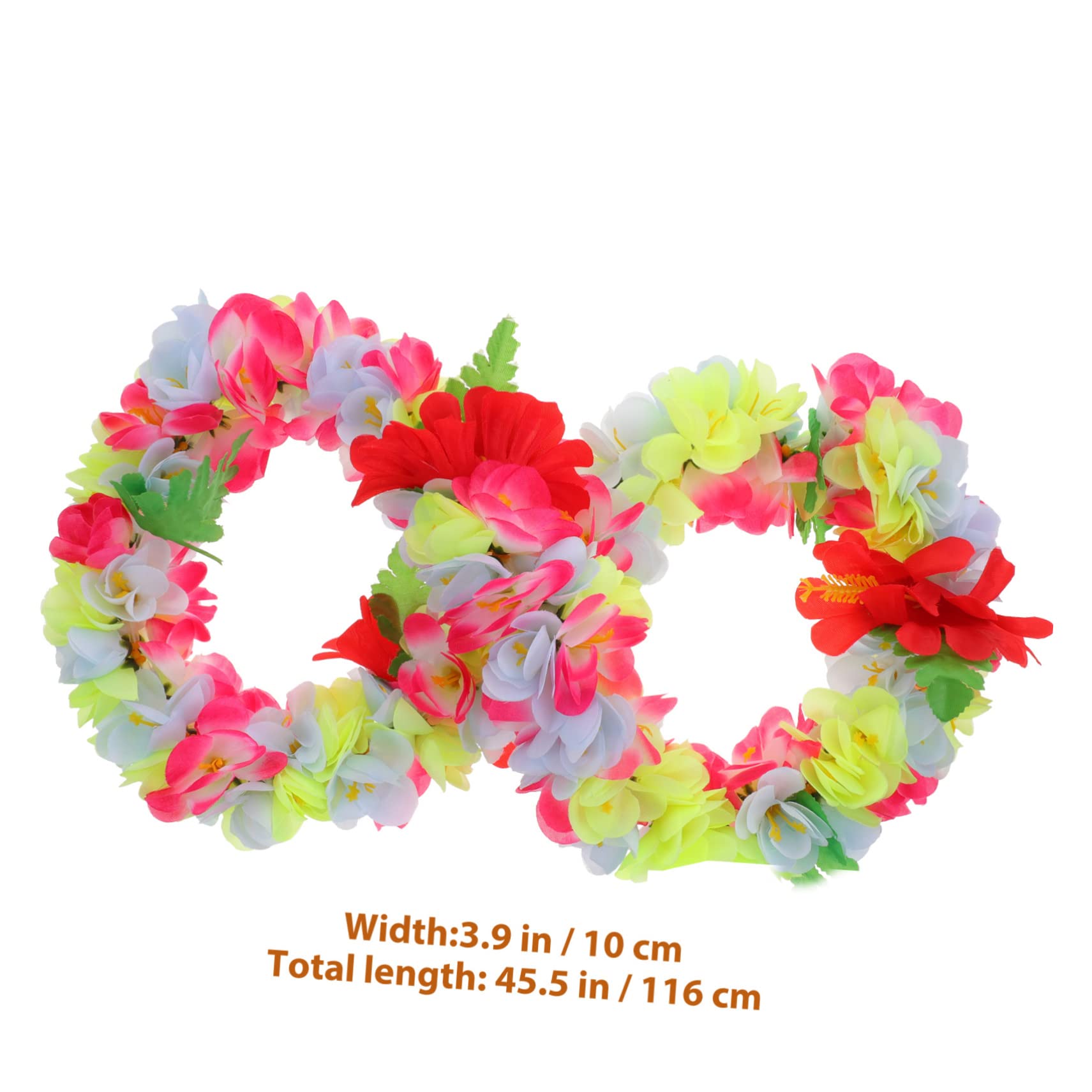 Toyvian 4stücke Hawaiianischer Blumenkranz Tropische Dekoration Für Luau-feiern Strandpartys Und Hochzeiten Vielseitig Einsetzbar Als Foto- Oder Raumdeko