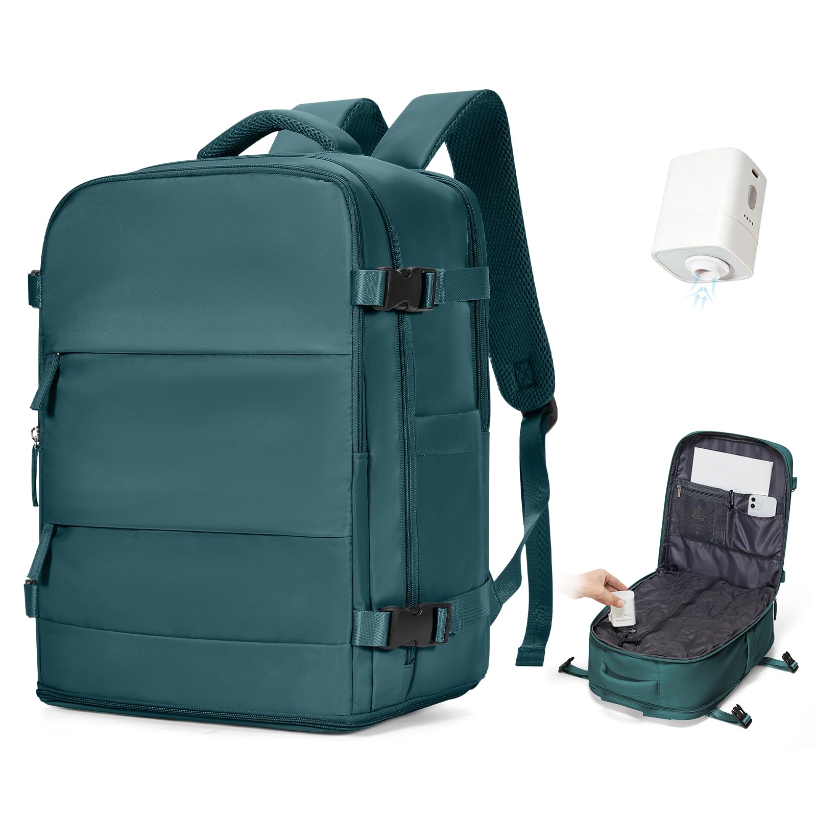 SZSYCN Mochila Viaje Cabina Avion 40x30x20 Ryanair Wizzair Maletas de Viaje Mujer Mochilas Viaje 40×20×25 Ryanair para Mujer Equipaje de Mano 45x36x20 Easyjet Maletas para Portatil Hombre — view 15