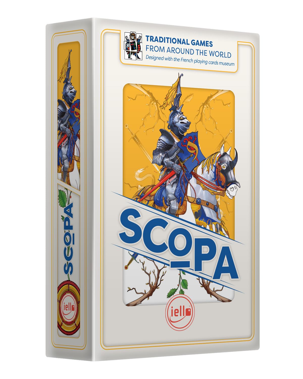 Iello | Scopa | Card Game | Ages 8+ | 2-4 Players | 30 Minutes Playing Time