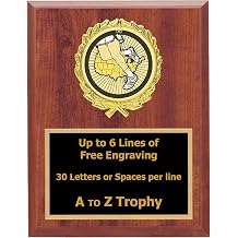 Trophies Cross Country Plaque Awards 7x9 Wood Sports Running Race Track Trophy Marathon Free Engraving