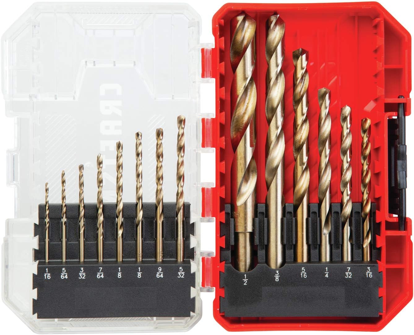 CRAFTSMAN Drill Bit Set, Gold Oxide, 14-Piece (CMAM2214) - - 