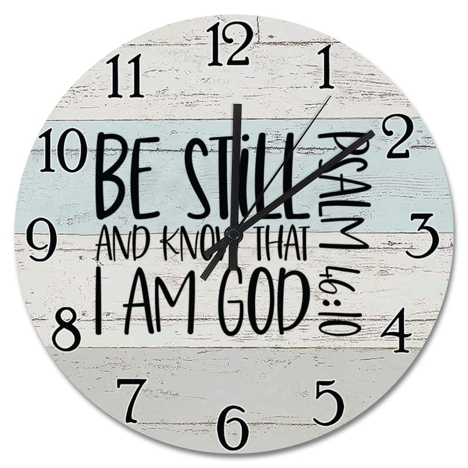 Horloge murale en bois Jésus pour réchauffer l'ambiance du salon familial