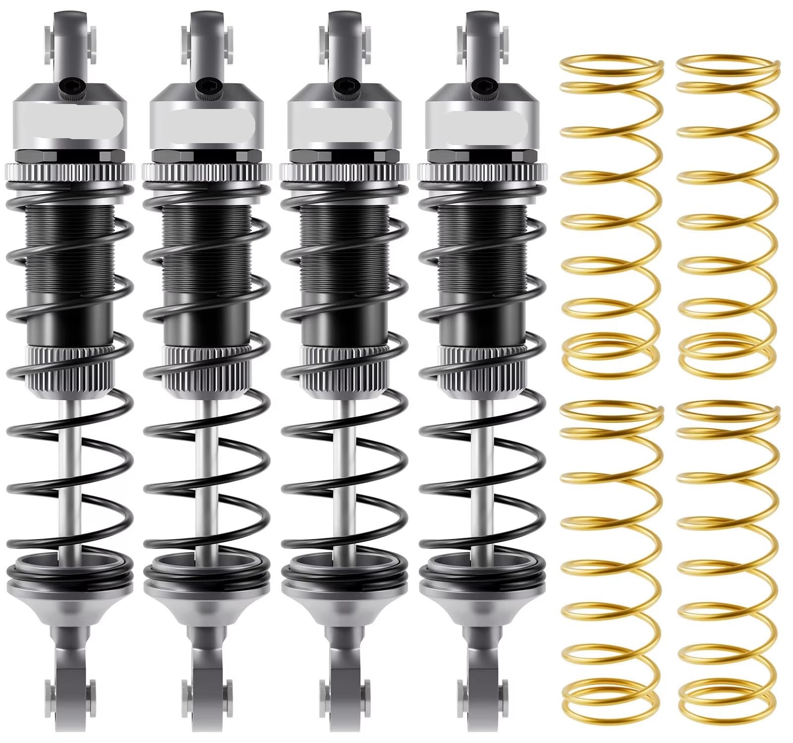 Modèles Amortisseurs RC Compatible Avec Traxxas Pour Mini Pour Maxx Pour XRT Pour TRX4 Pour SCX10 1/10 1/16 RC Pièces Détachées Pour Voitures Ressorts De 92 Mm Amortisseur