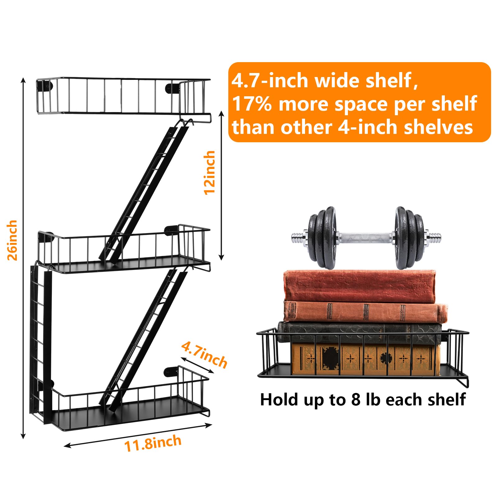 Wall Shelf 3 Tier