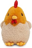 Vista 3 de Avocatt Brown Chicken Plushie Toy - 10 Inches Stuffed Animal Plush - Plushy Squishy Stuffy Rooster with Soft Fabric and Stuffing Stuffie Hen - Cute