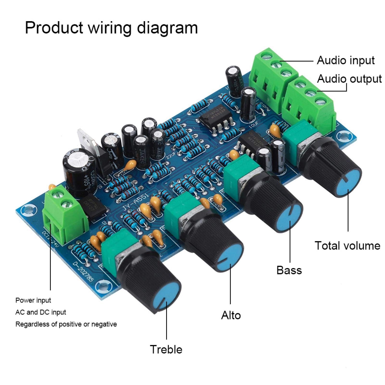 Scheda di controllo audio preamplificatore HIFI kit Amplis