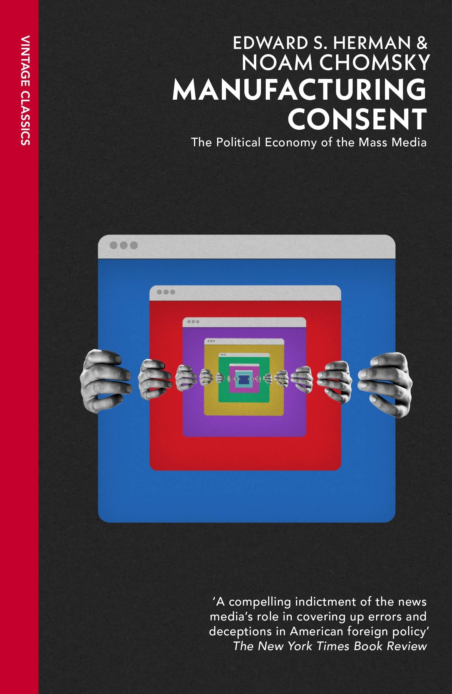 Vintage Publishing Manufacturing Consent Paperback Book by Noam Chomsky