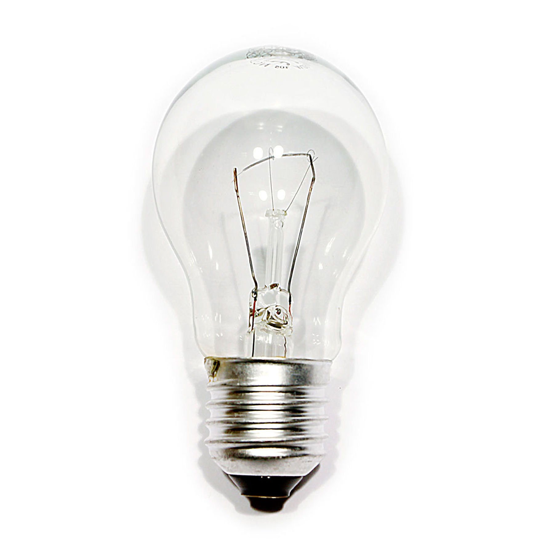 Crompton 60Watt Es E27 Screw Cap Clear Rough Service