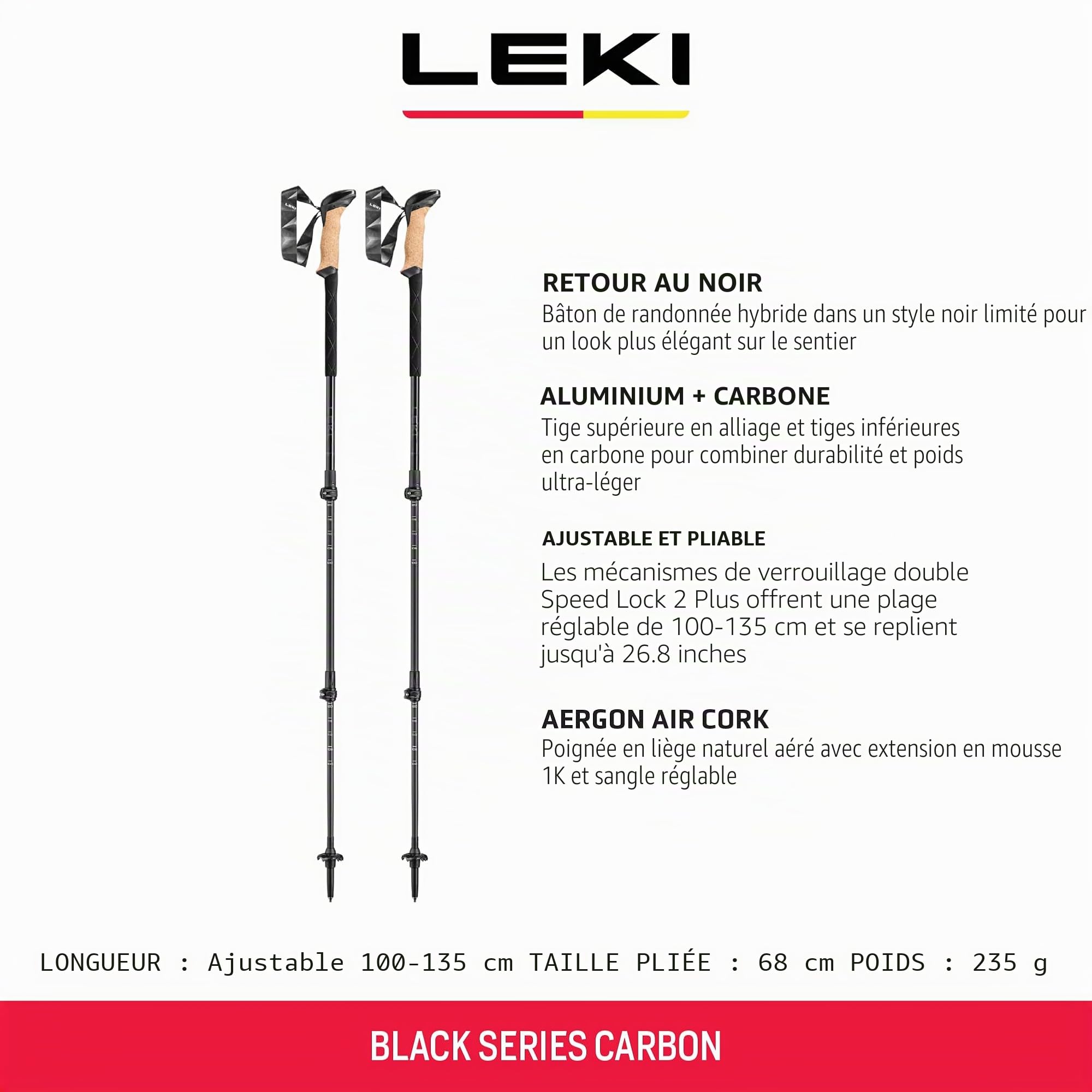 LEKI Black Series Carbon