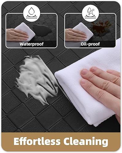 Miniatura 5 de Color G - Alfombra de cocina extra larga para piso, acolchada y antifatiga, 17 x 95 pulgadas, espuma cómoda, alfombrillas acolchadas para estar de