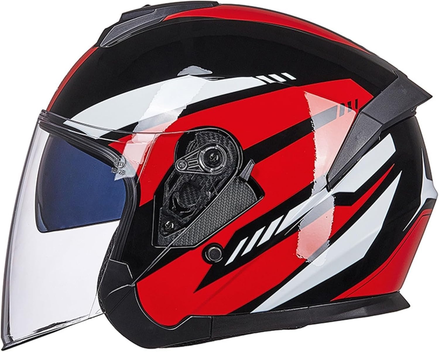 Casco abierto retro de moto certificado DOT que evita el calor excesivo 8