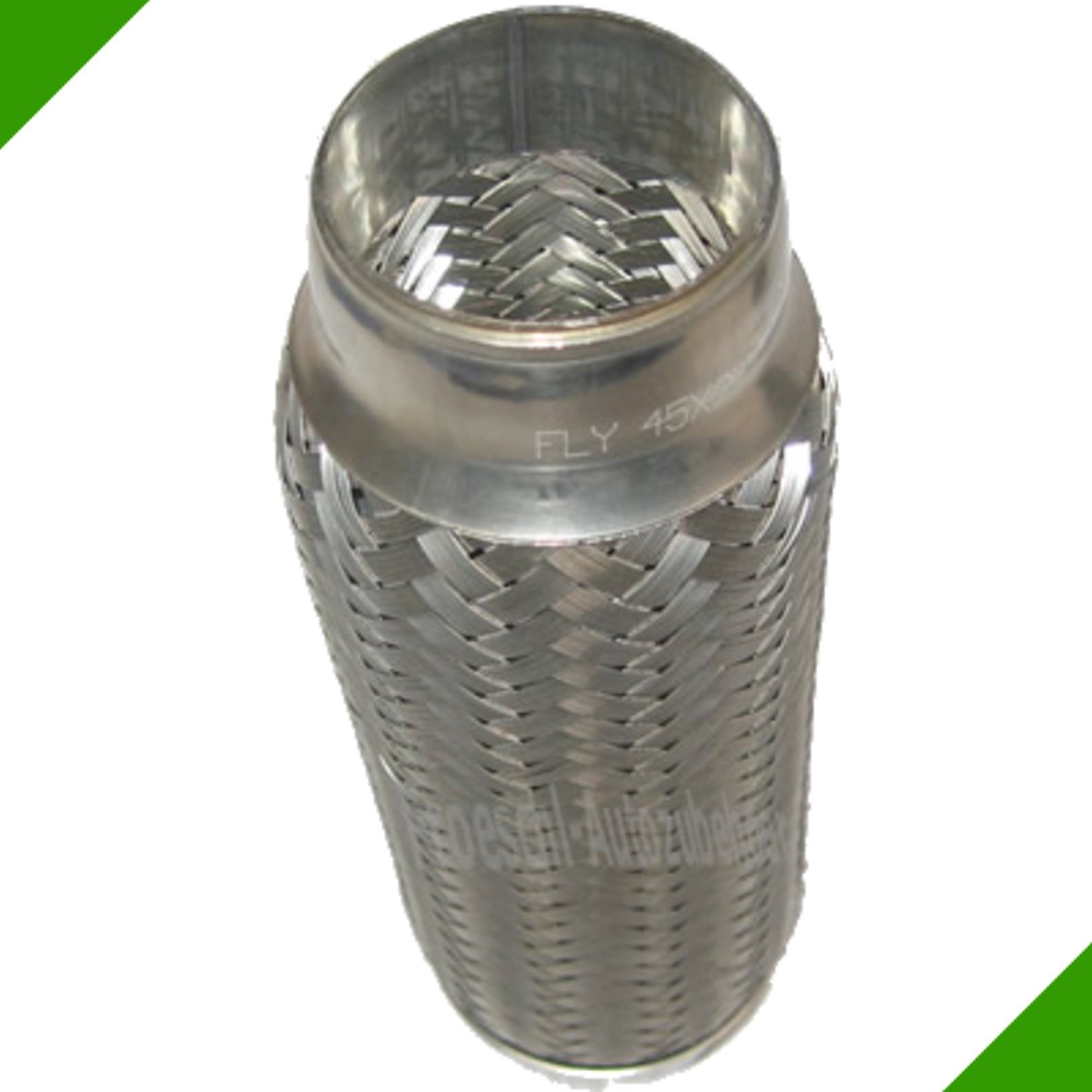 Tuyau Flexible D'Échappement - DILWE - 38 X 102 Mm - Acier Inoxydable