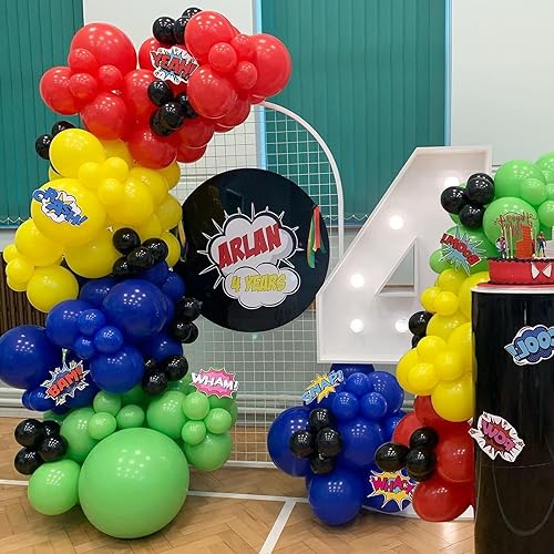 Miniatura 9 de Felice Arts Kit de arco de guirnalda de globos negros y plateados con globos de confeti de látex, globos de estrella de explosión plateada para