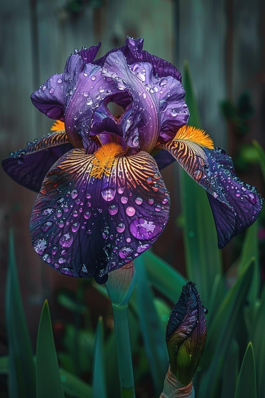 Fiorente Iris, Perenne, Resistente - Giardini e Balconi, Adatto per uso interno ed esterno-15bulbi-I