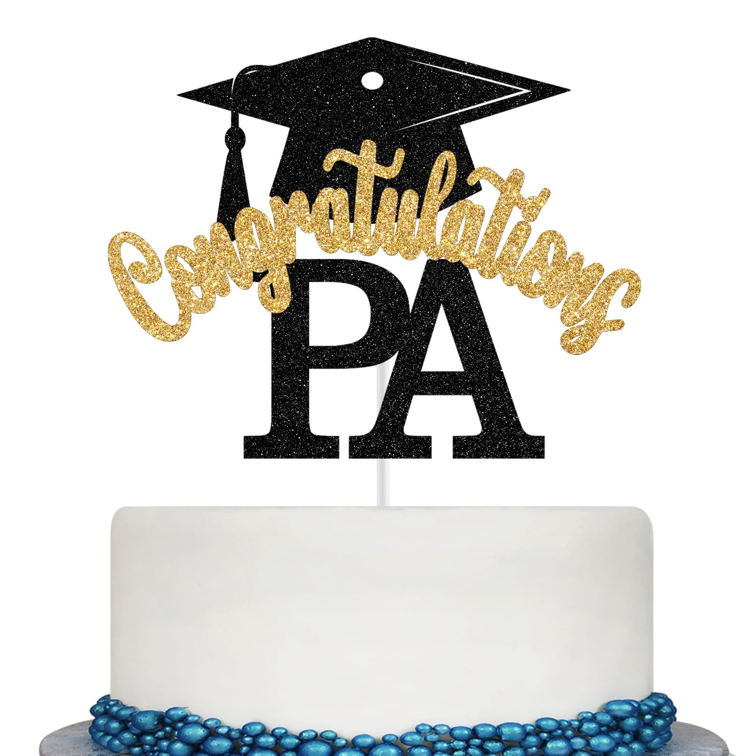 Congratulations PA Cake Topper, PA Graduation Decorations, Congrats Nurse/Doctor, Physician Associate Medical School Graduation Party Decorations (