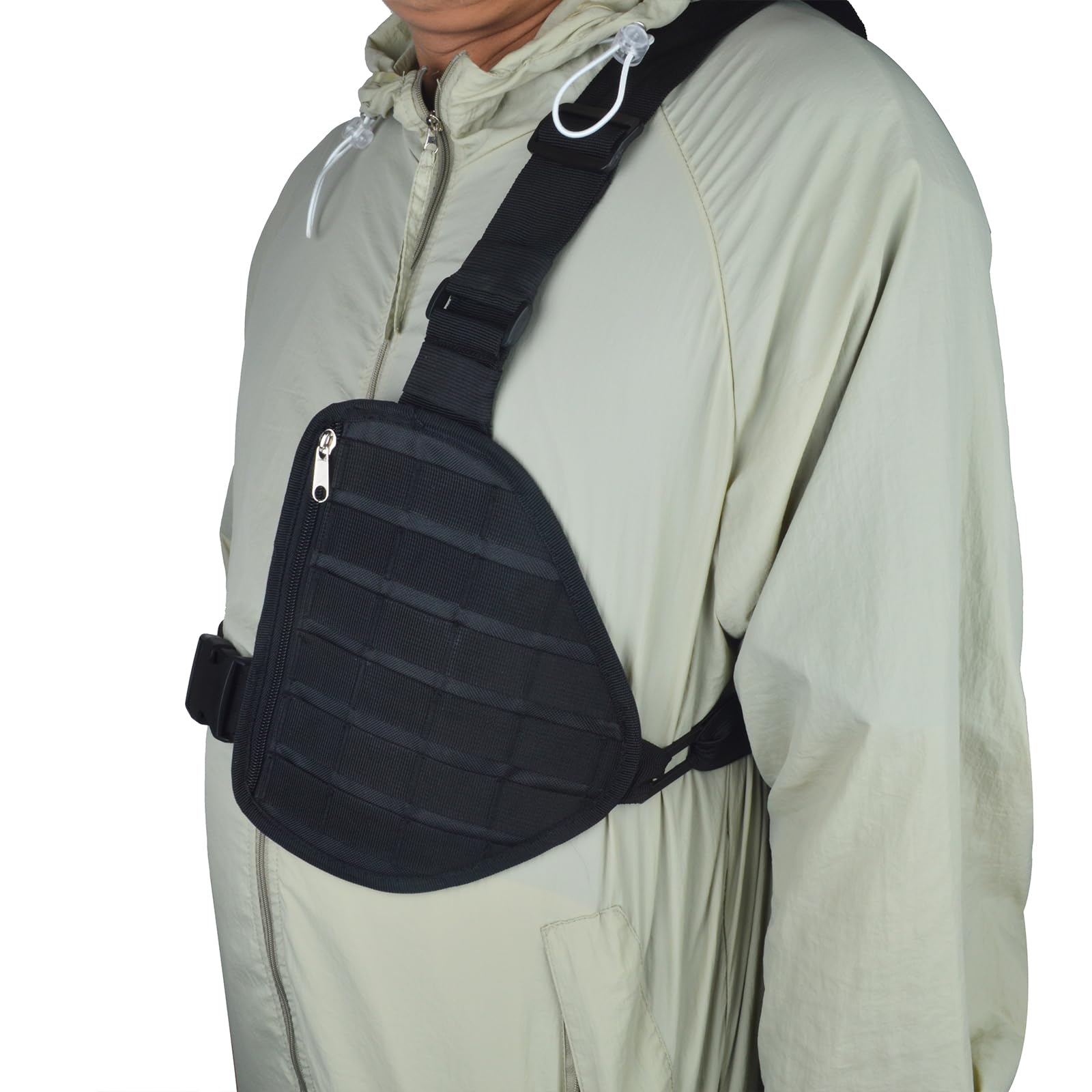 Uniwersalna torba Molle Pouch, nylonowy uchwyt z systemem Molle, torba na klatkę piersiową, do użytku na zewnątrz, wojskowych, do wędrówek pieszych