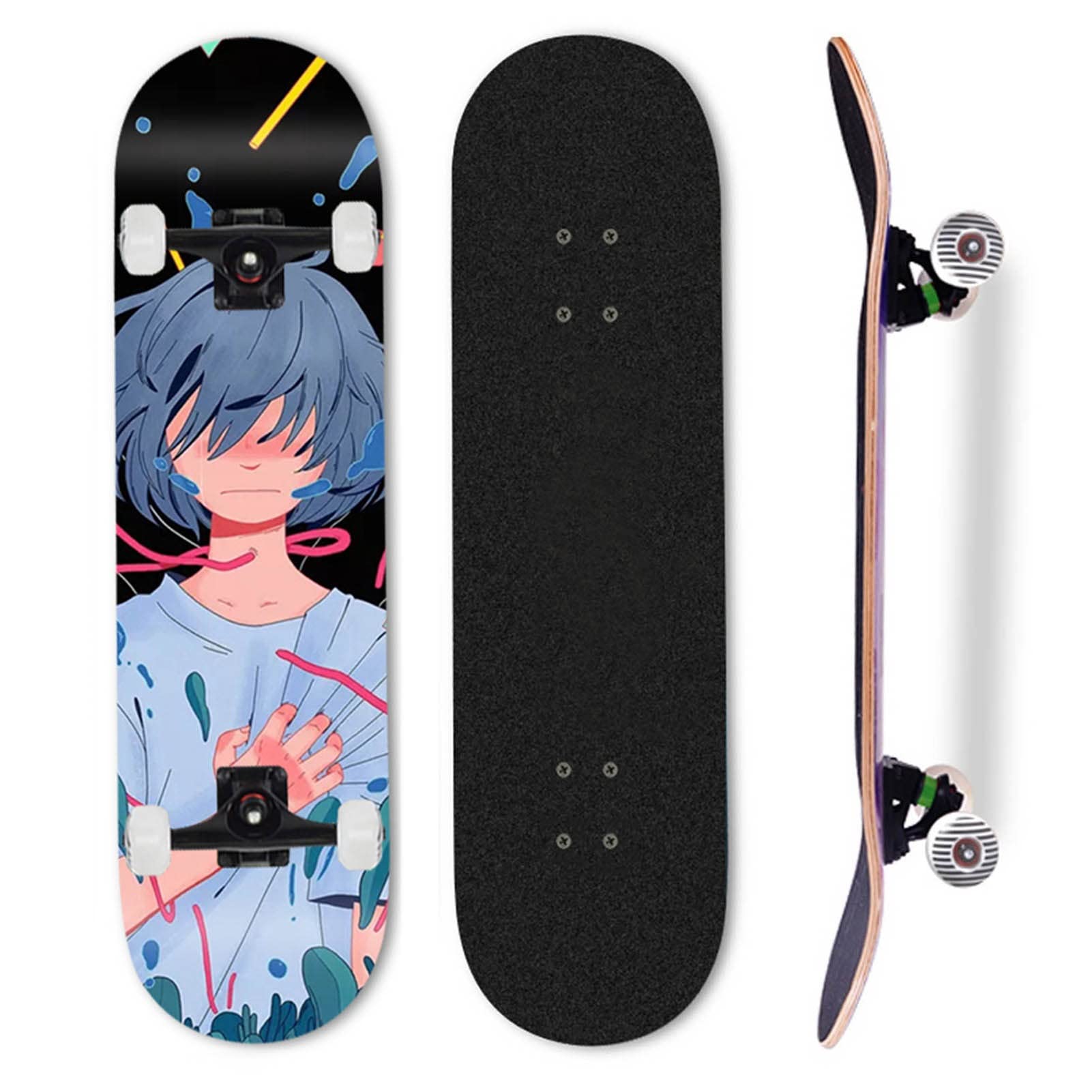 Amazon.co.jp: スケボー コンプリート/スケートボード 完成品/メープル  