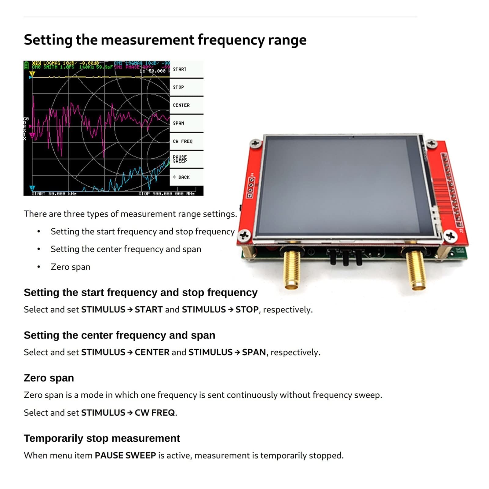 Spektrumanalysator, 3G -Vektor -Netzwerkanalysator S-A-A-2 VNA V2 Antennenanalysator Shortwave HF VHF UHF Vektor Messung der Parameter, Spannungswellenverhältnis