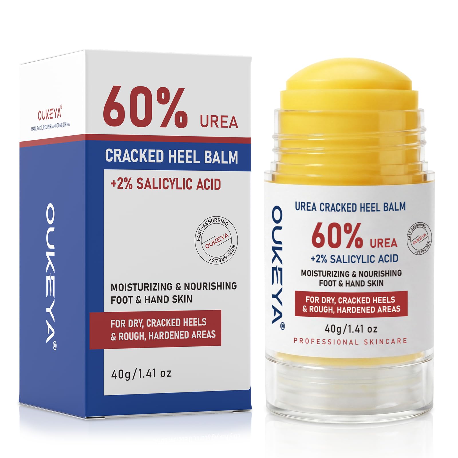 OUKEYA Urea Stick 60% to Soften & Smooth Dry, Cracked, Rough Skin