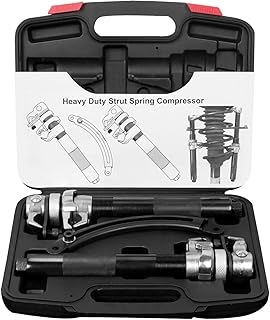 THE WHITE SHOP Coil Spring Compressor Tool Heavy Duty Strut Spring Compressor Set with Jaws and Holder