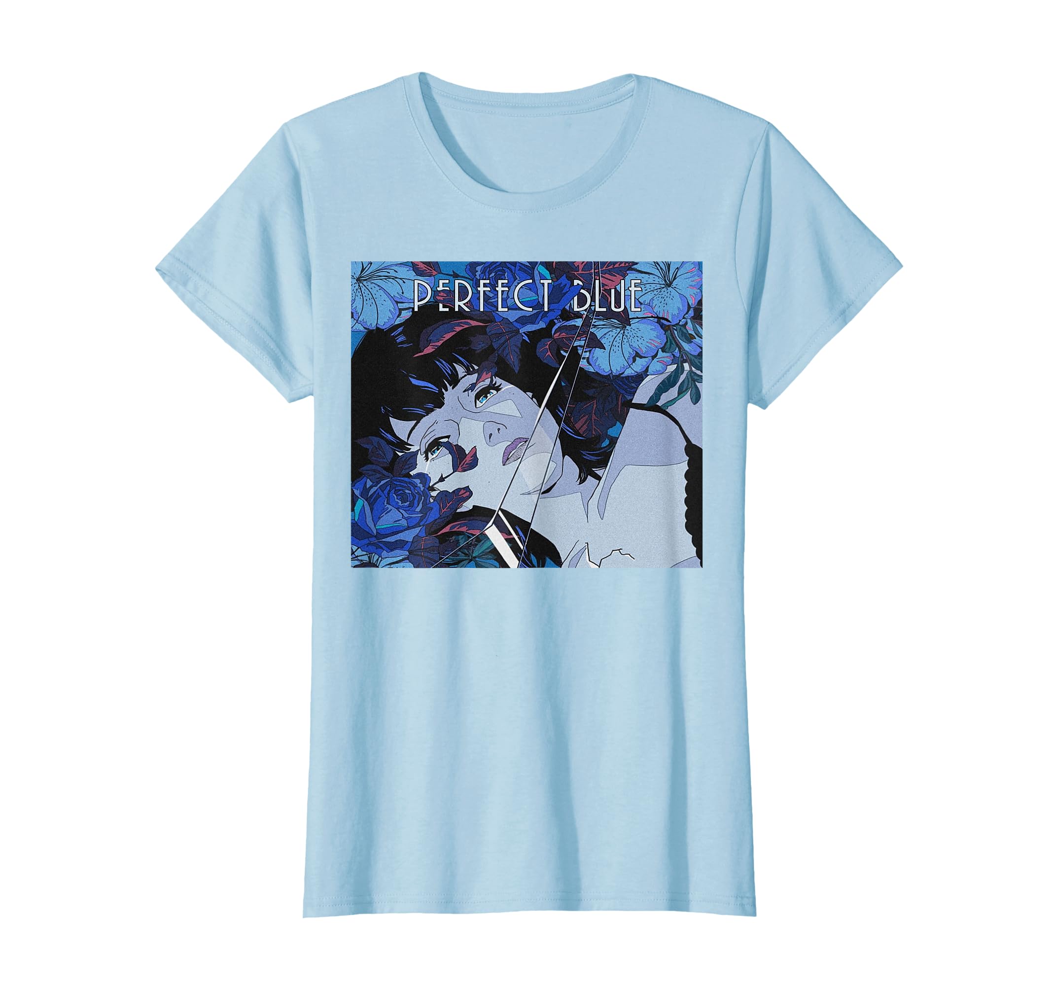 Amazon | 日本アニメ ガール パーフェクトブルー Tシャツ | Tシャツ 