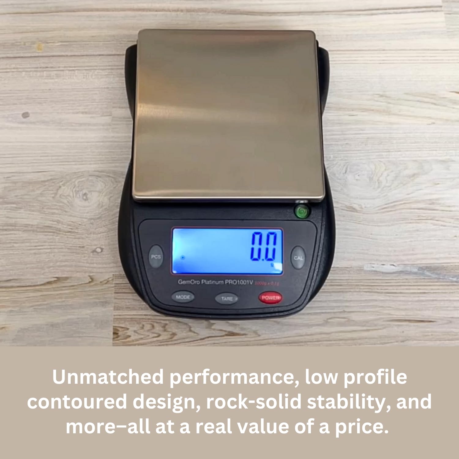 GemOro Platinum PRO1001V Jewelry Scale - Precision Weighing -4