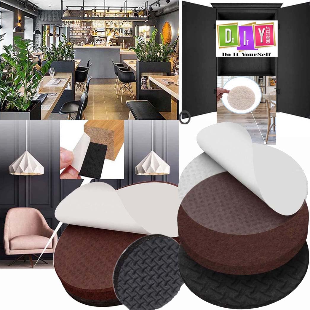 DIY Crafts 50 Pcs, 25mm, Non Slip Furniture Pads/Gripper Feet Self