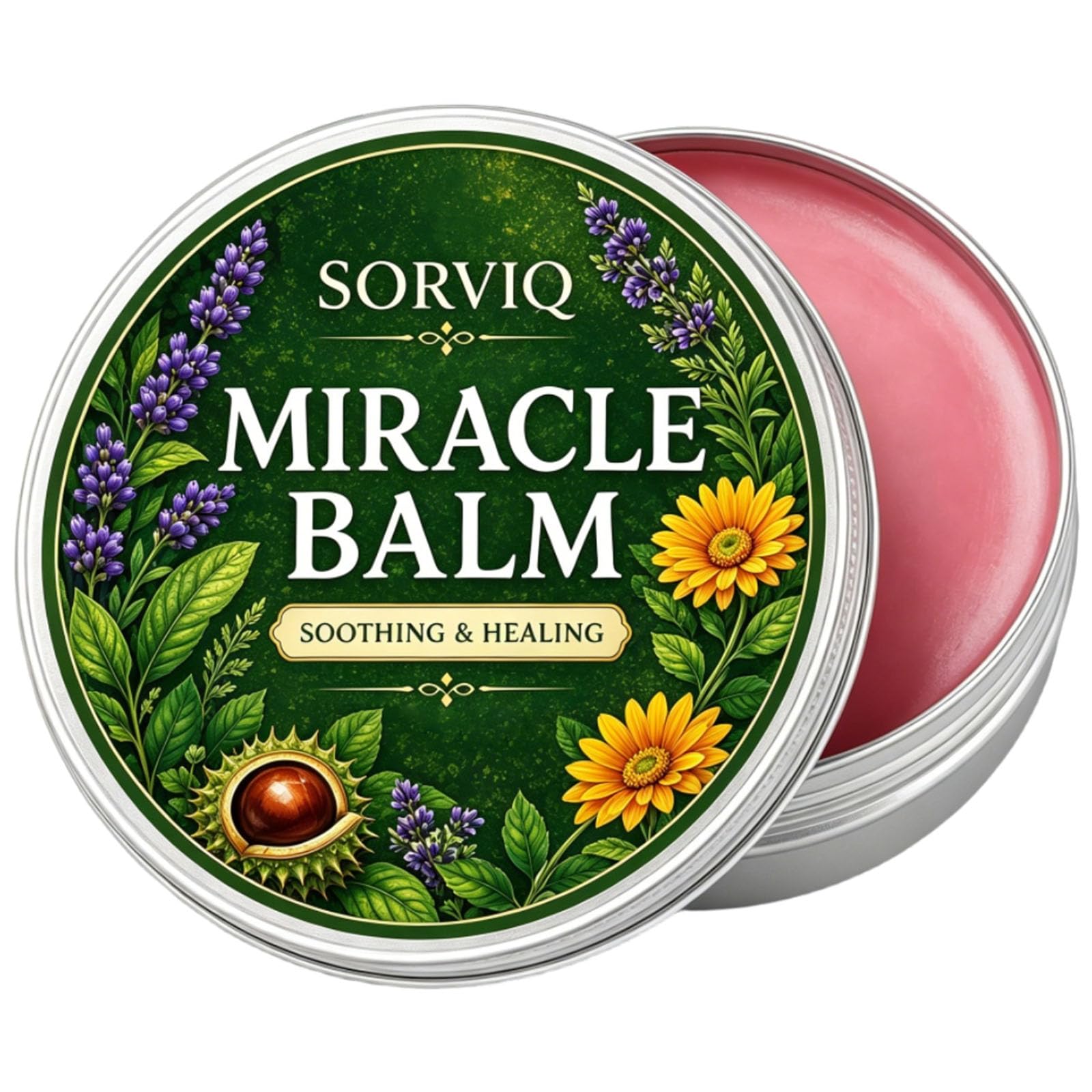 Miracle Balm for Varicose Veins, Natural Miracle Balm (1 pcs)