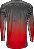 Vista 2 de Fly Racing Camiseta Lite, Rojo/Gris
