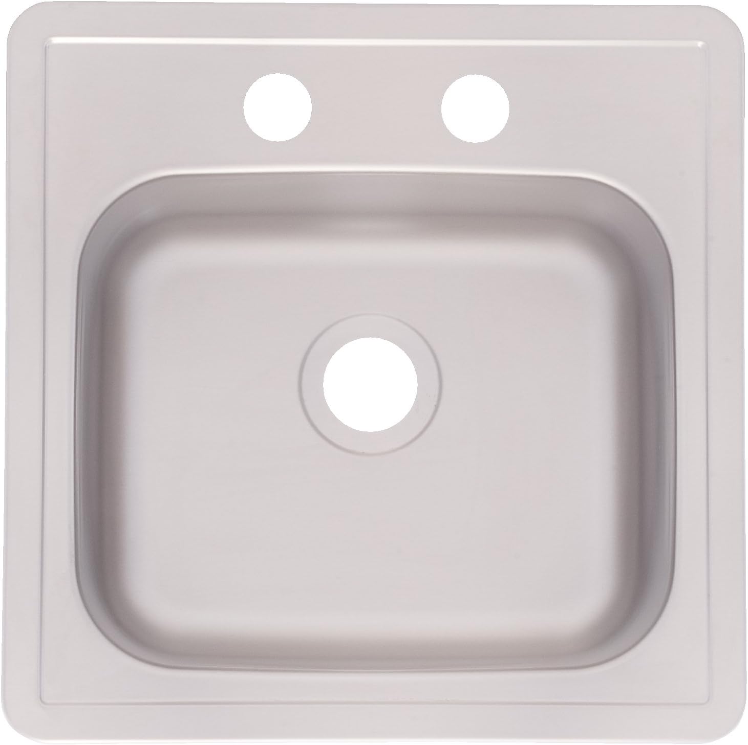 FRANKE Kindred FBS602NB Single Bowl Stainless Steel 15x15in. Topmount Sink