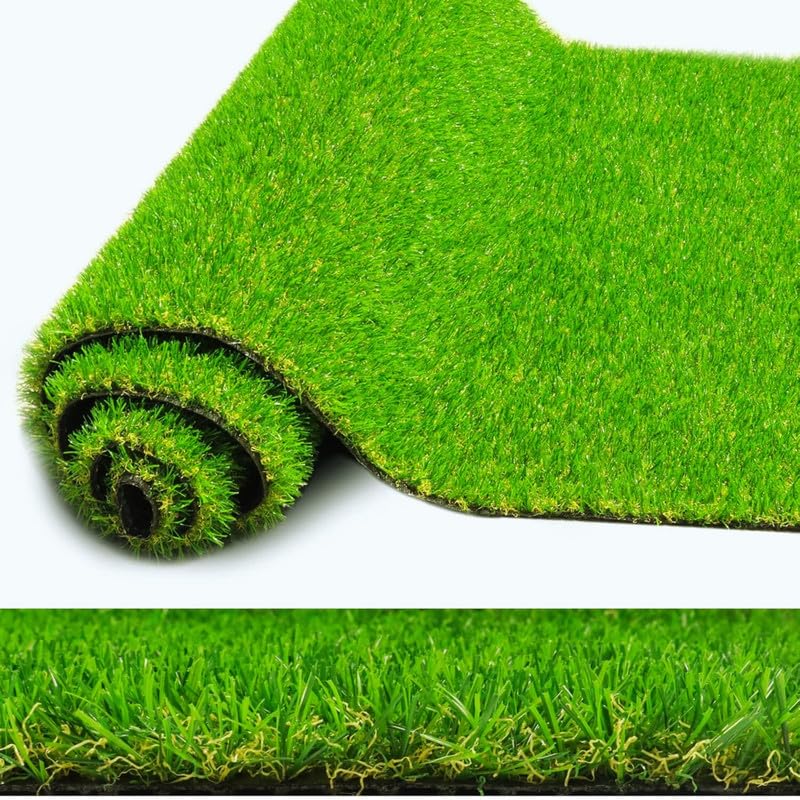 25MM Artificial Grass Carpet by Rugs Planet ? 3.3x6FT Thick Turf Mat with Drainage Holes ? Fake Lawn Rug for Garden, Balcony, Backyard & Pets-image-3