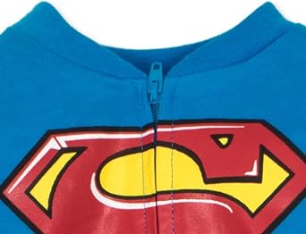 WARNER BROS Justice League Cosplay One Piece Coverall with Cape for Baby & Kids