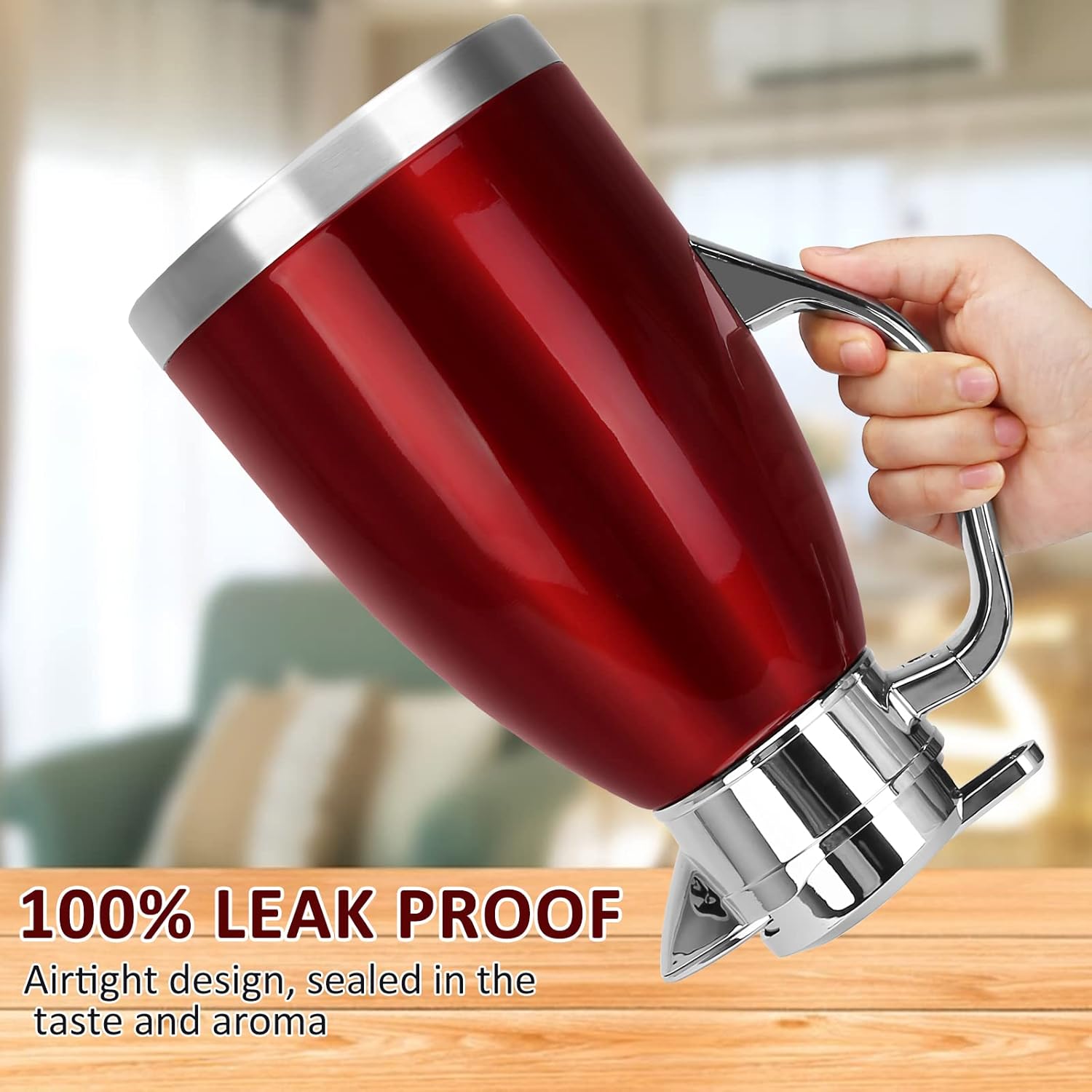 Coffee Carafes for Keeping Hot, ShineMe Stainless Steel Thermal Coffee Carafe, Double Walled Vacuum Coffee Pot, 61oz(1.8L) Insulated Hot Water & Coffee Dispenser, 12H Heat/24H Cold Retention - Image 4