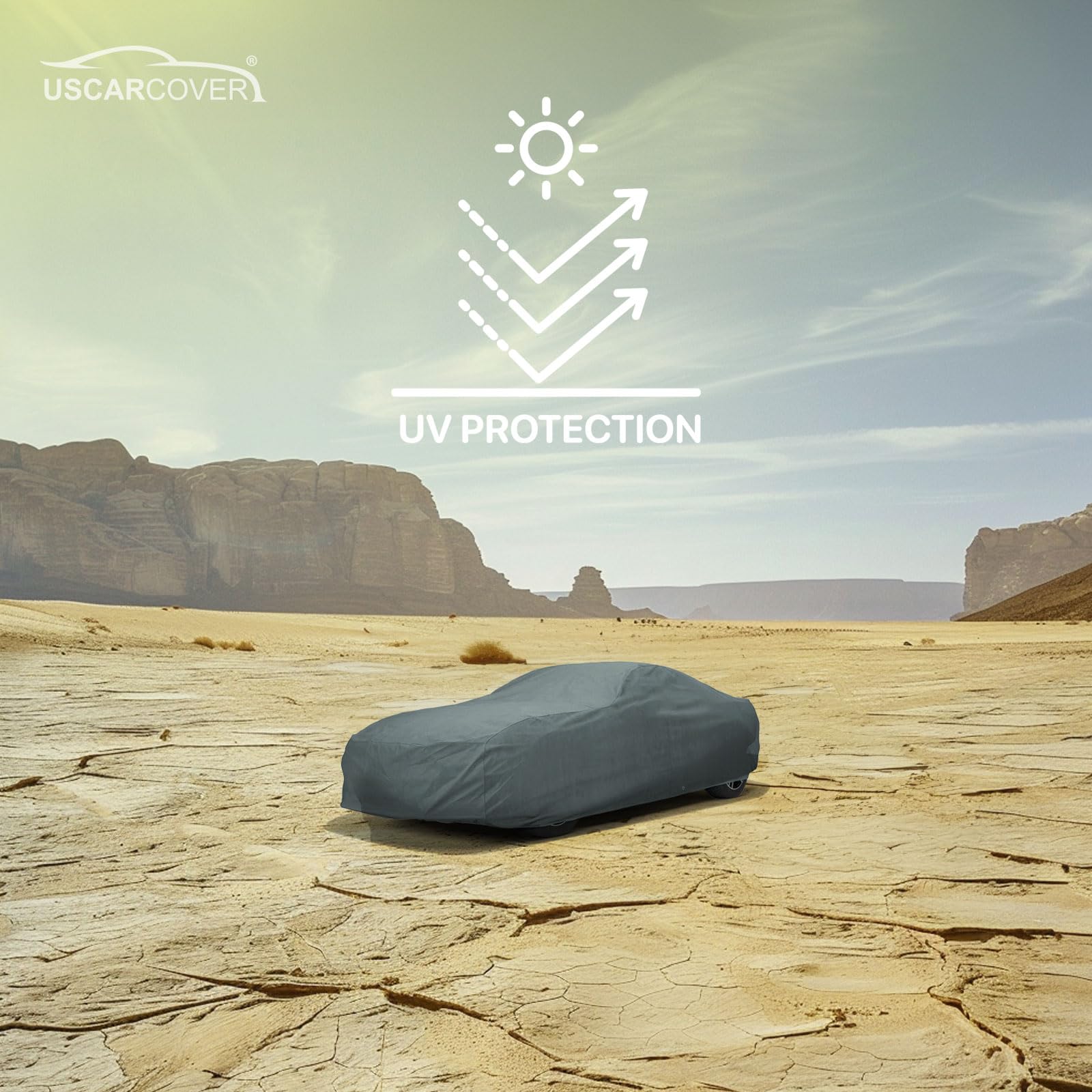 USCarCover 5 Layer Car Cover for Plymouth Deluxe 1934-1950 Semi Custom Fit Full Coverage Pollution Dust Sun Snow — view 4