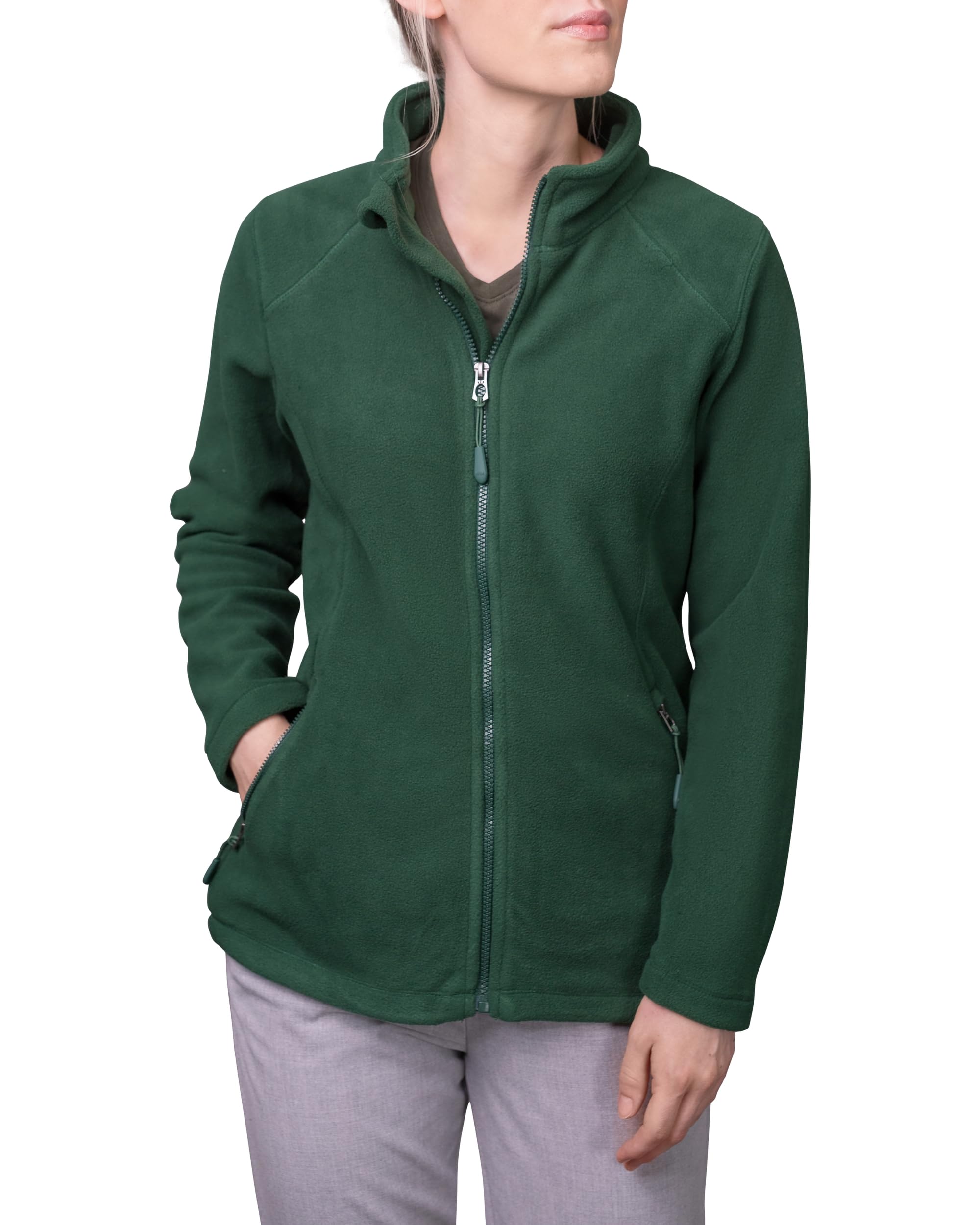 HRM Damen Full-Zip Fleece Jacket I Premium Fleecejacke Damen aus Micro-Polarfleece I Funktionsjacke für Damen I Workwear I Hochwertige & nachhaltige Damen-Bekleidung