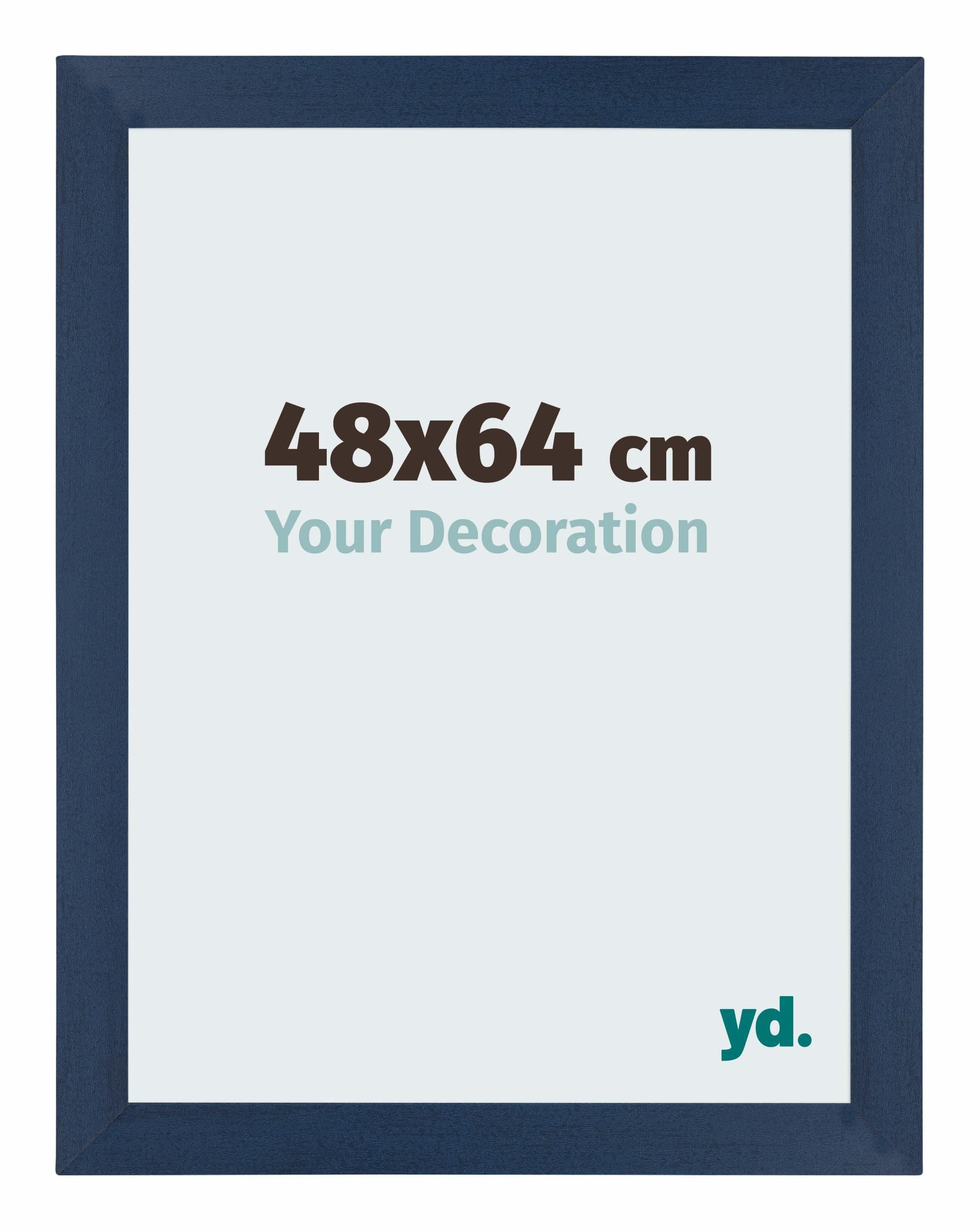 Your Decoration - Puzzle frame 48x64 - Dark Blue Swept - Puzzle frame 500-1000 Pieces - MDF Photoframe - Mura