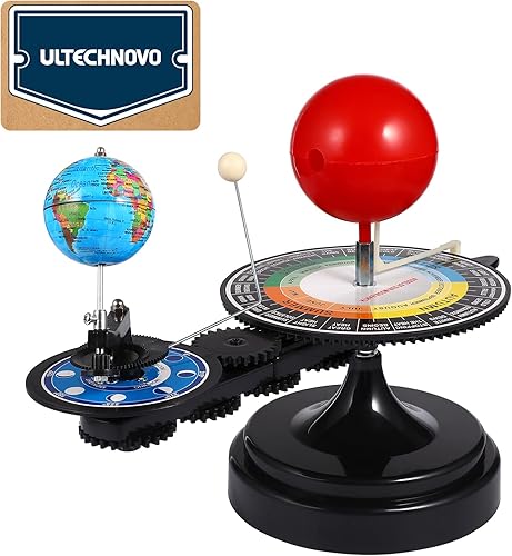 Miniatura 4 de ULTECHNOVO Kit de modelo del sistema solar  Luna de la Tierra gira alrededor del Sol  Kit de experimento científico modelo de enseñanza para