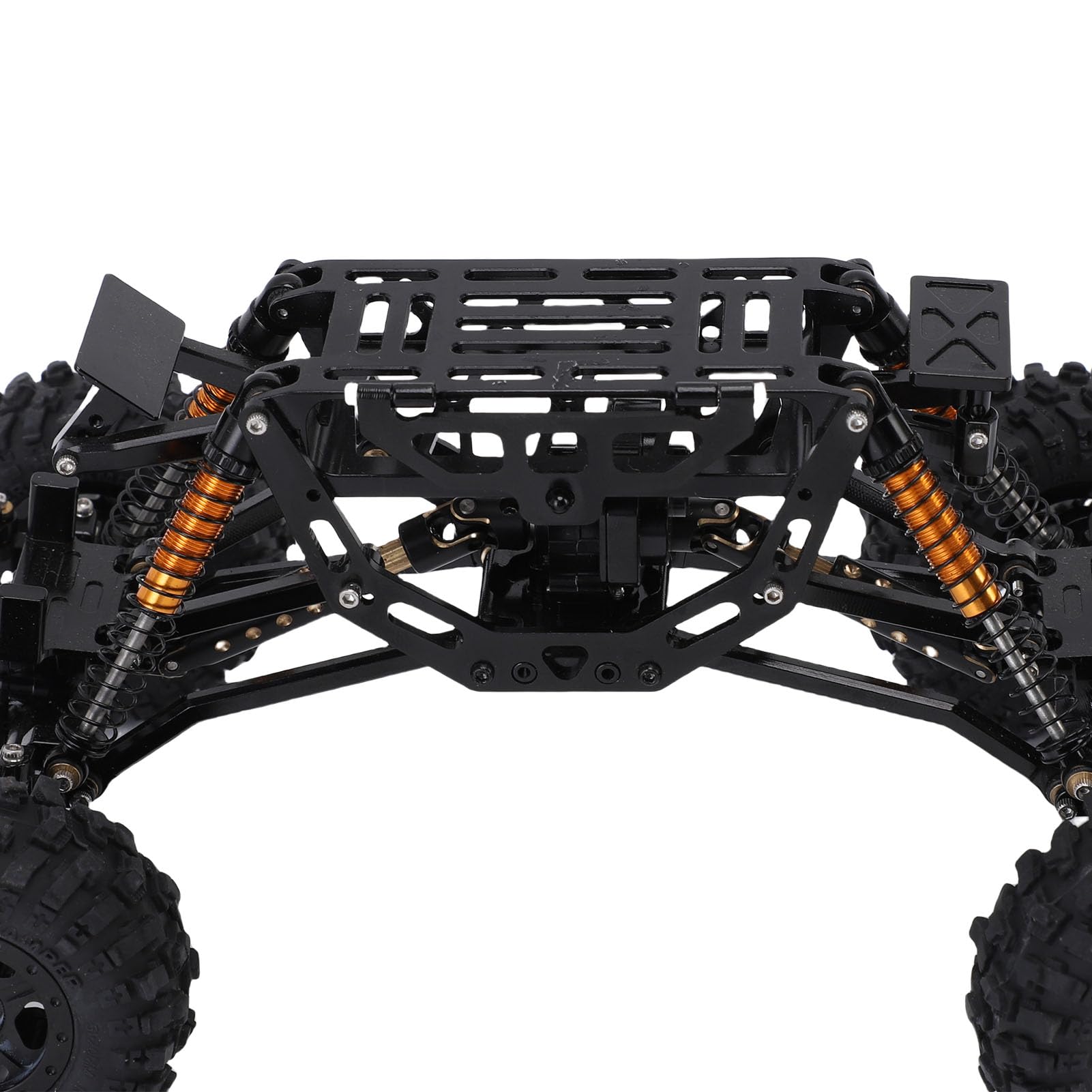 Podwozie RC, Zestaw Ramy Gąsienicowej ze Stopu Aluminium dla Axial AX24 4WS XC, Doskonała stabilność dla Entuzjastów Jazdy Terenowej