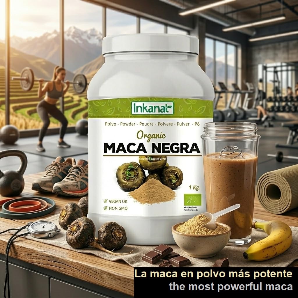 Maca negra en polvo (1 Kg)