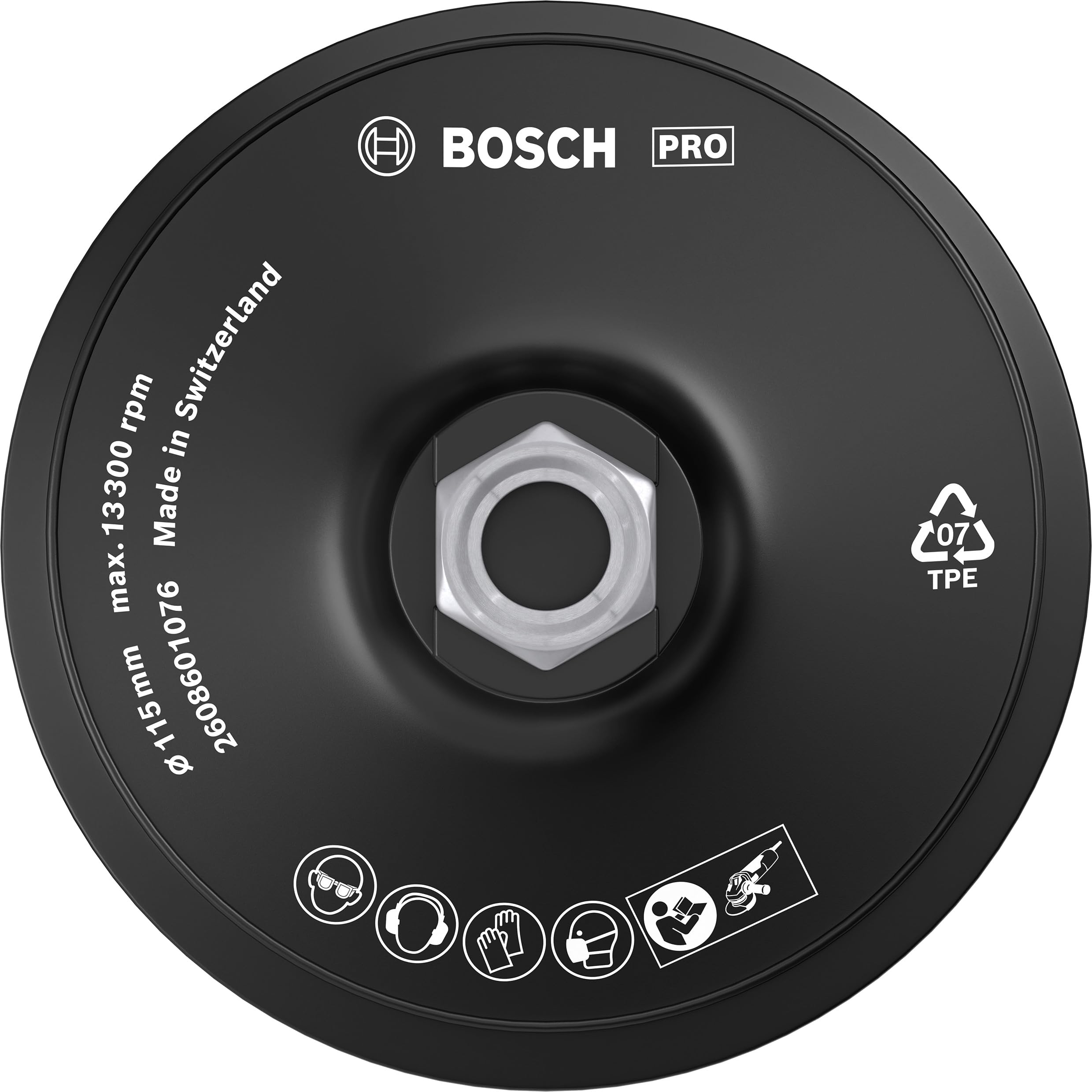 Bosch Gummischleifteller 115 mm, 1 adet.