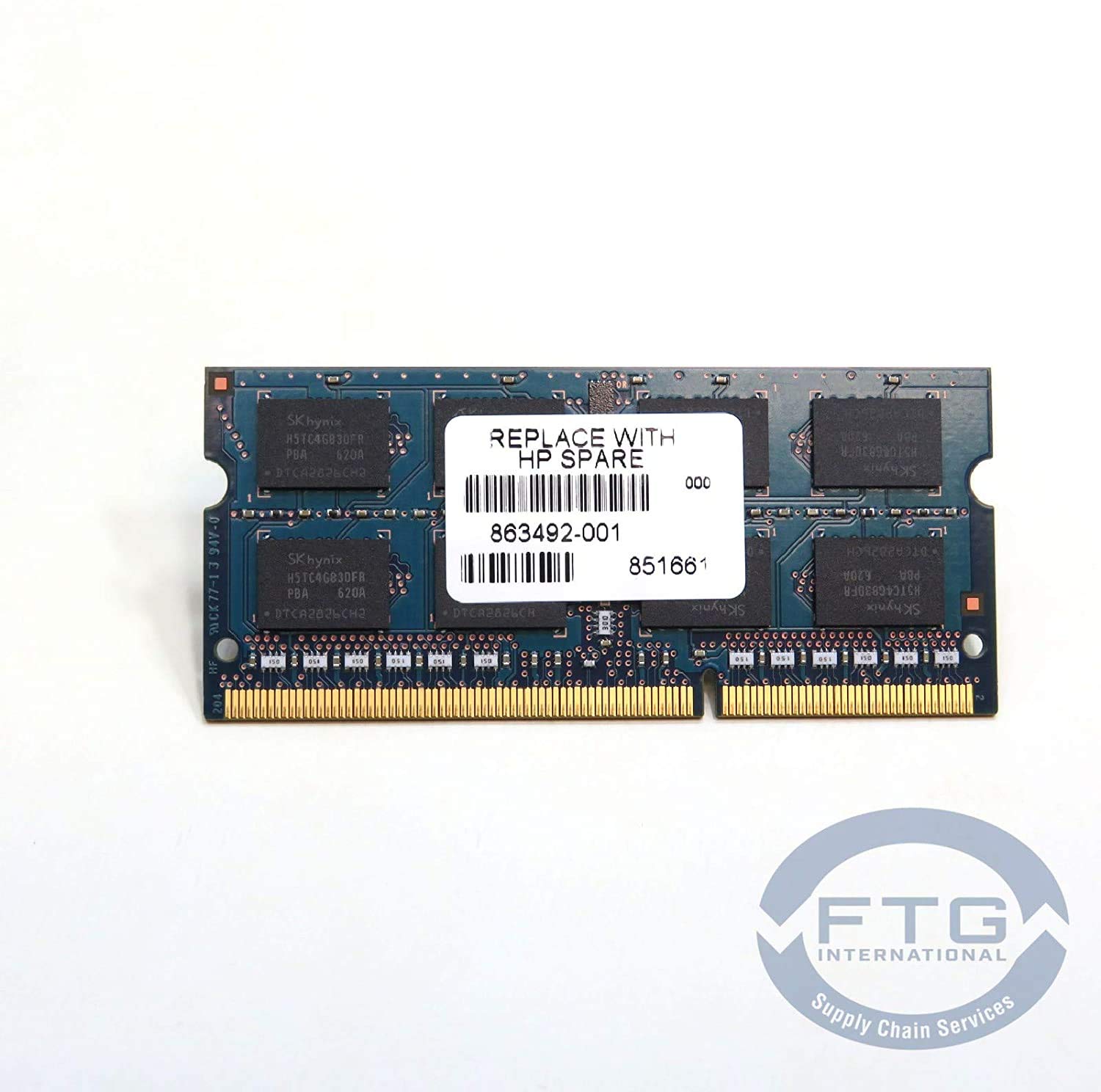 8GB (2x4GB) PC3-12800s DDR3-1600MHz 2Rx8 Non-ECC Hynix HMT351S6CFR8C-PB - Foto 8