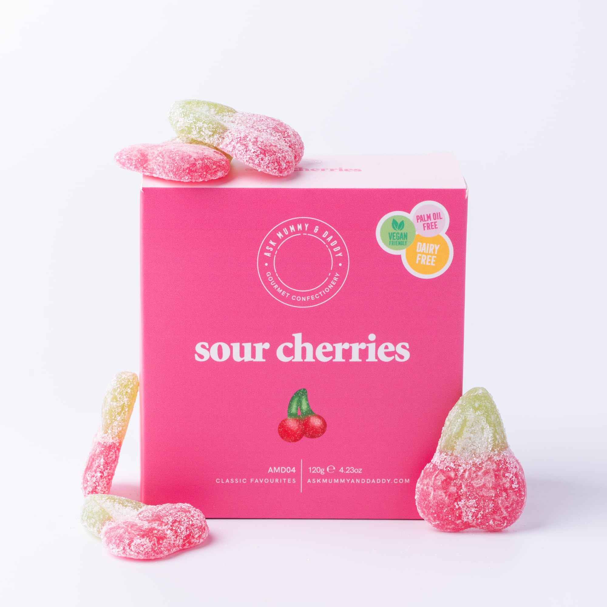 Ask Mummy and Daddy - Sour Cherries Gift Box - 120g