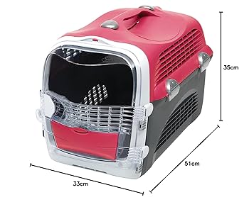 Catit Pet Cargo Cabrio Dyretransport I Blu00e5/gru00e5, 51x33x35cm
