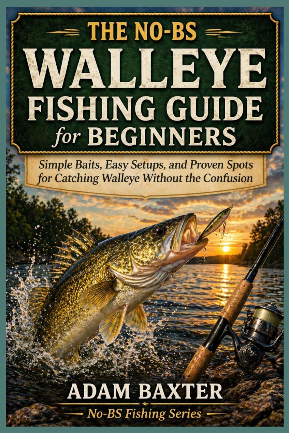 The No-BS Walleye Fishing Guide for Beginners: Simple Baits, Easy Setups, and Proven Spots for Catching Walleye Without the Confusion (No-BS Fishing Series)
